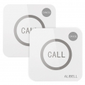 ALIBELL Panic Alarm Buttons Strobe Siren Alarm Warning System For Home Warehouse Bussiness Only Two Buttons